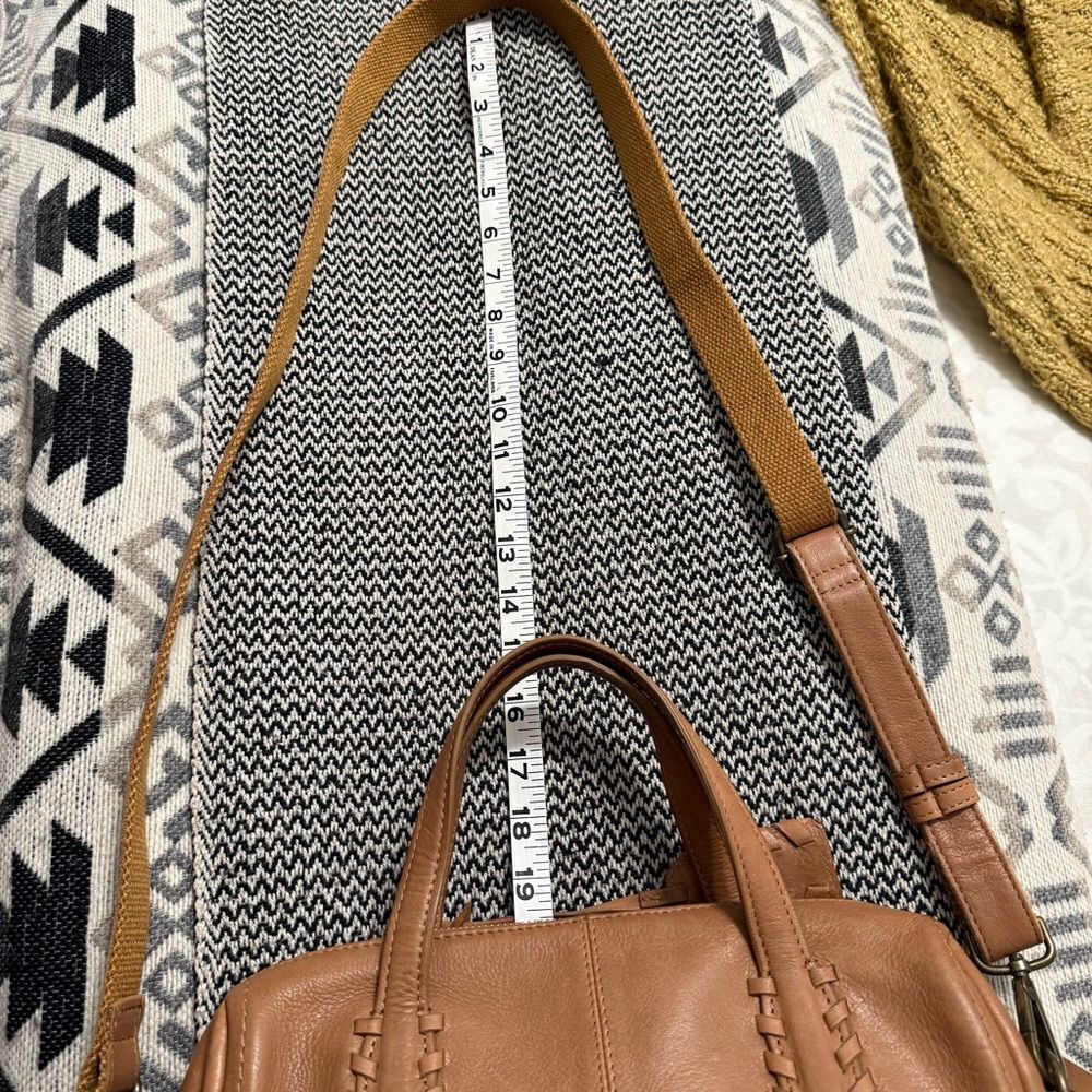 Lucky Brand Tan Leather Satchel - Picture 7 of 12